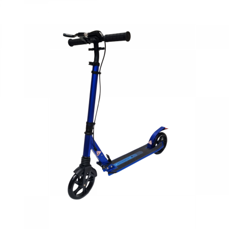 Trotineta Pliabila cu Frana Reglabila pe inaltime 100 kg Albastra [0]