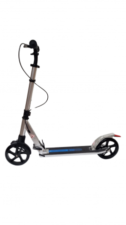 Trotineta Pliabila cu Frana Reglabila pe inaltime 100 kg Silver [3]