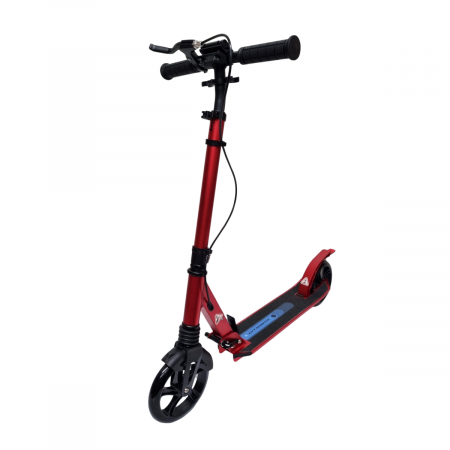 Trotineta Pliabila cu Frana Reglabila pe inaltime 100 kg Rosie [0]