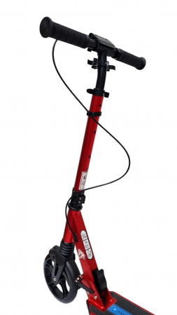 Trotineta Pliabila cu Frana Reglabila pe inaltime 100 kg Rosie [4]