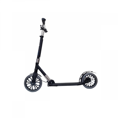 TROTINETE PLIABILE - Trotineta pliabila, reglabila, roti cauciuc GRI, cu frana pe disc 100 kg