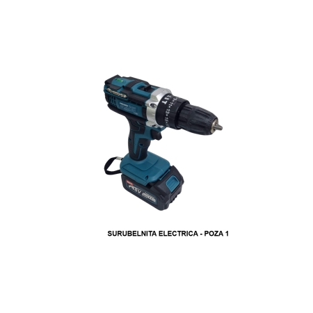 ​​​​​​​Trusa scule electrice profesionala 48V 5 piese cu 4 acumulatori Lithium 6.0Ah [12]