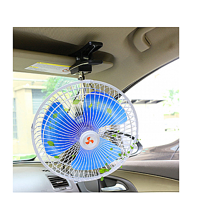 Ventilator auto 8" prindere clema 12V [4]