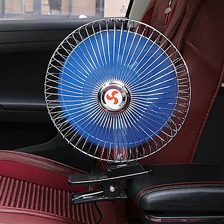 Ventilator auto 8" prindere clema 12V [3]