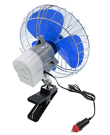 Ventilator auto 8" prindere clema 12V [1]