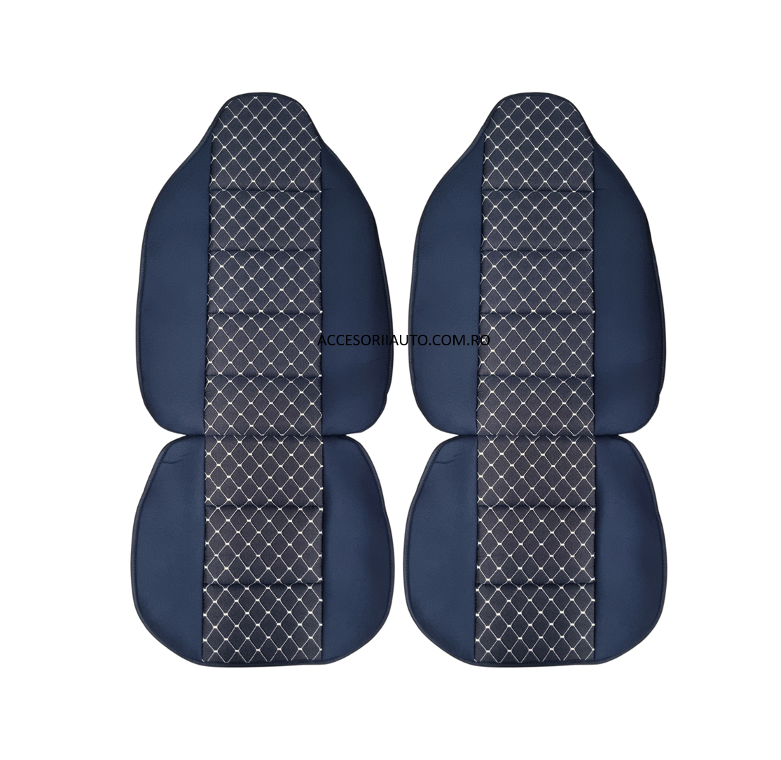 Huse scaune auto universale 2 locuri premium textil LUX