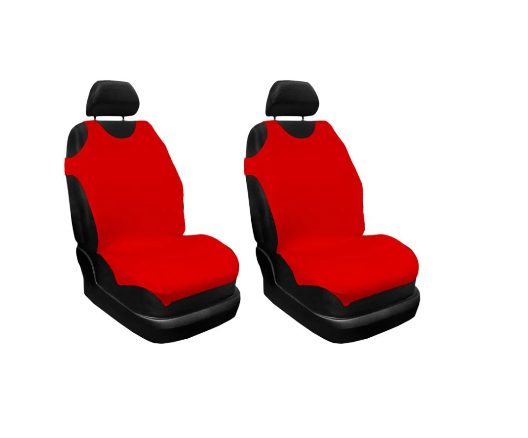 Huse scaune auto 2 locuri universale tip maieu bumbac 100%, protectie scaune fata