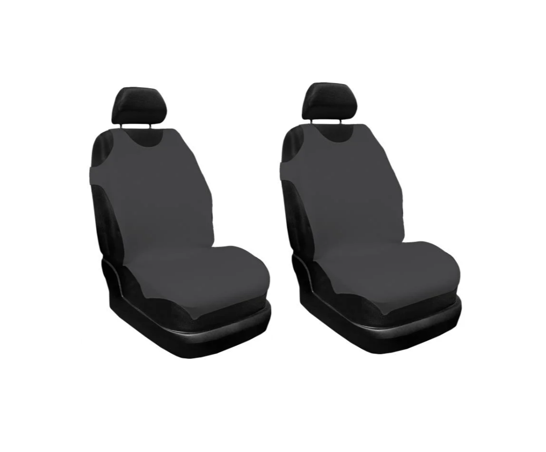 Huse scaune auto 2 locuri universale tip maieu bumbac 100%, protectie scaune fata
