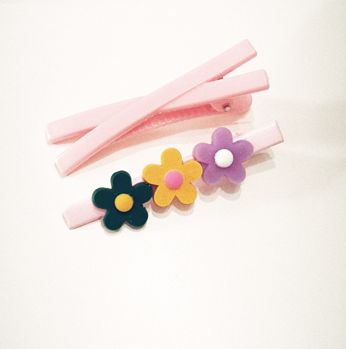 Agrafe Pink Flowers [1]