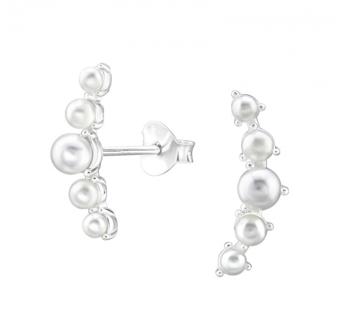 Cercei Curved Pearls [1]