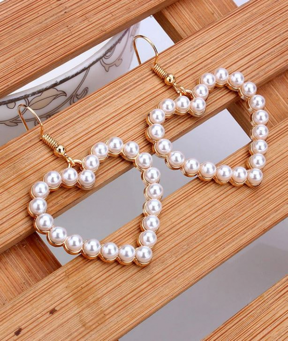 Cercei Pearl Heart [1]