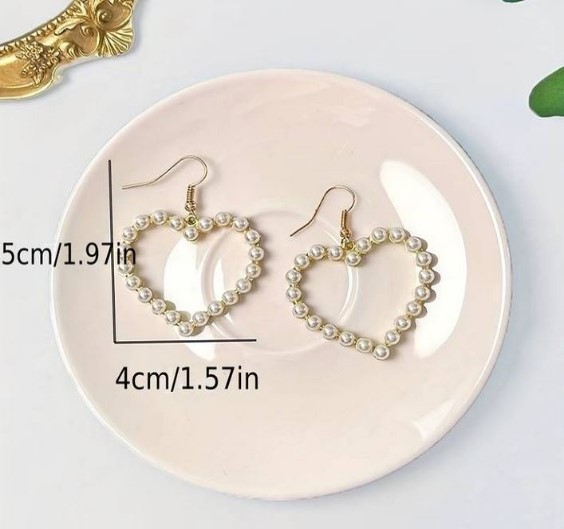 Cercei Pearl Heart [6]