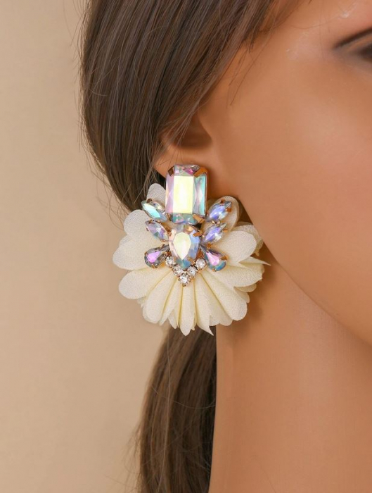 Cercei Stones Flower [3]