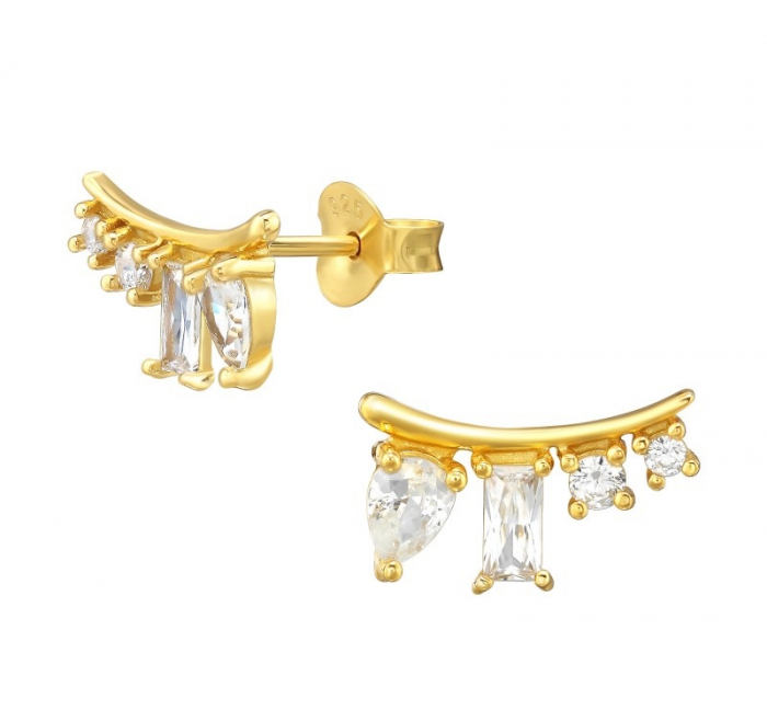 Cercei Stud Zirconia White [1]