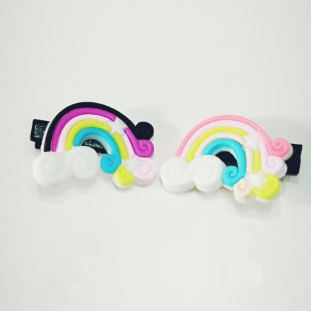Bijuterii si accesorii copii - Agrafe Colored Rainbow