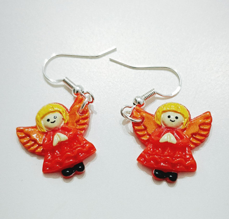 Bijuterii si accesorii copii - Cercei Christmas Angel