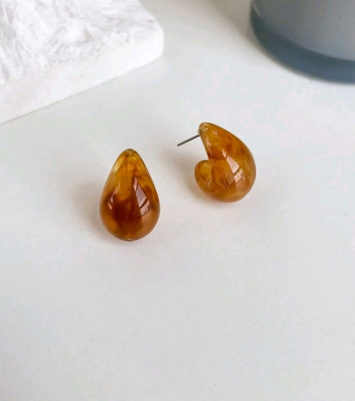 Produse - Cercei picaturi de apa Pastel