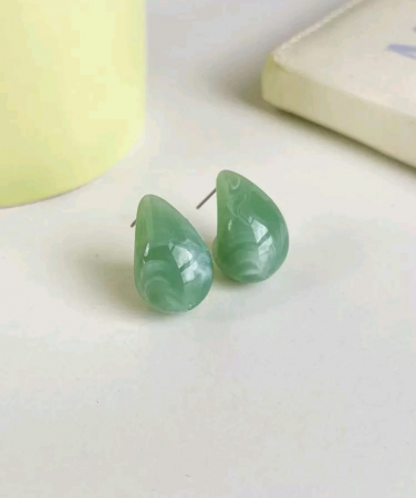 Produse - Cercei picaturi de apa Pastel