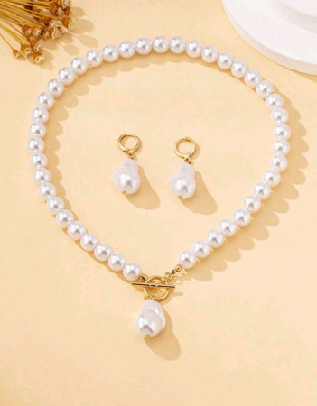 Coliere - Set Elegant  Pearl
