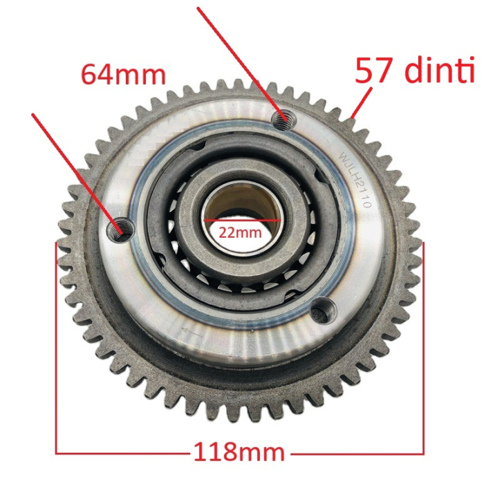 Bendix BASHAN 125cc 150cc 200cc - 57 dinti [2]