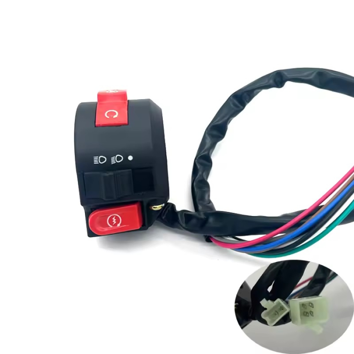 Maneta Acceleratie + Bloc Lumini  Cross 50cc 70cc 90cc [2]