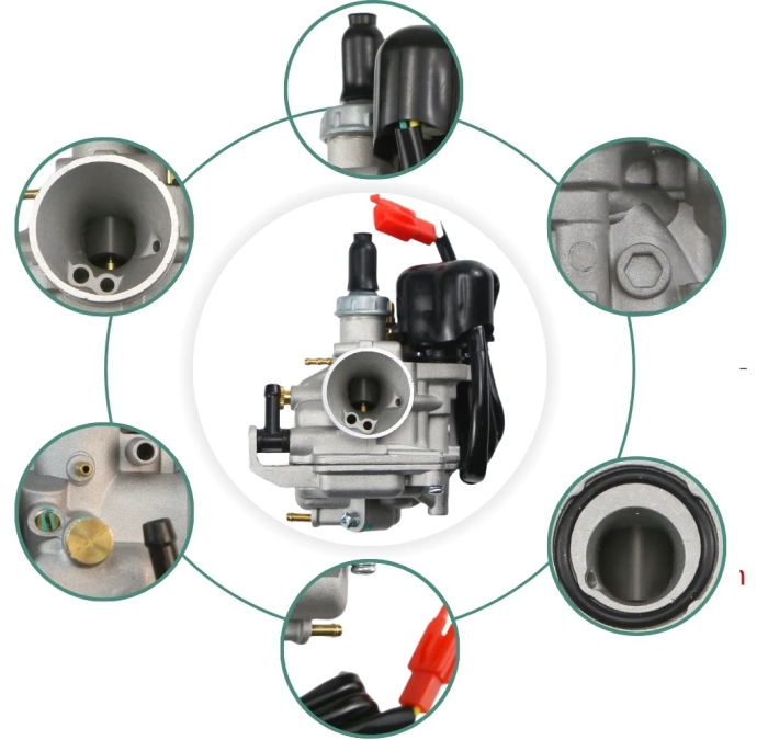 Carburator Scuter Malaguti Crosser 2T 49cc 50cc 80cc [2]