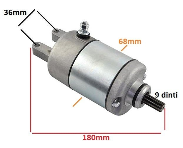 Electromotor Italjet Jupiter 250cc 260cc 300cc - 9 dinti [4]