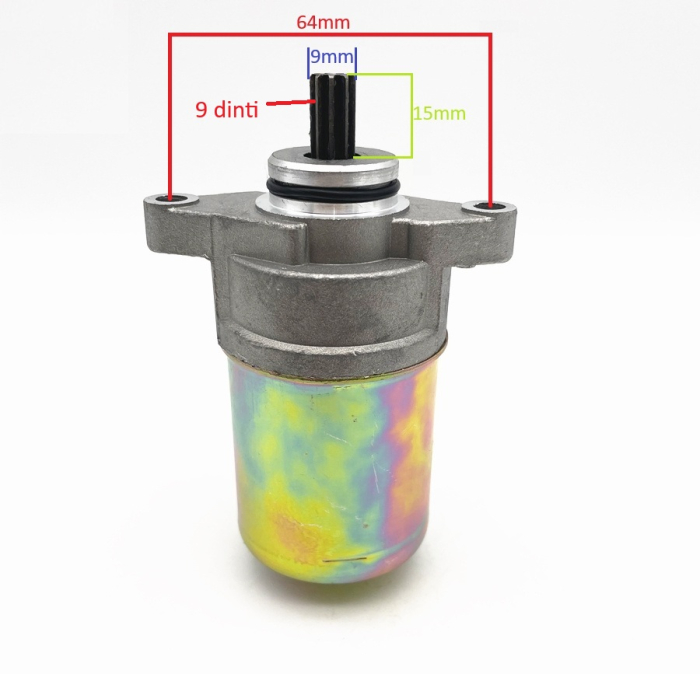 Electromotor Scuter MBK Booster / Ovetto 90cc 100cc 2T - 9 dinti [2]