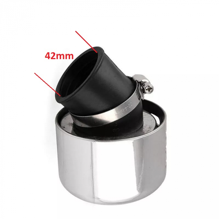 Filtru Aer Sport cu Cot Scuter 4T - 42mm [3]
