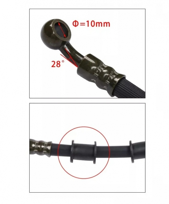 Furtun Hidraulic Lichid Frana Scuter - 95cm [2]