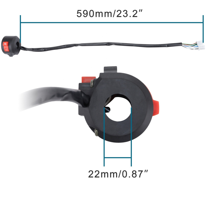 Maneta Acceleratie + Comenzi Bloc Lumini ATV 50cc 70cc 90cc [4]