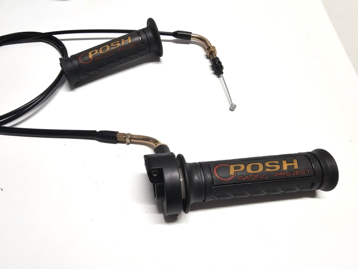 Mansoane + Suport Cablu Acceleratie Scuter 4T [2]