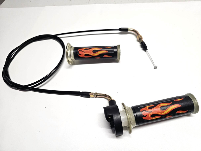 Mansoane + Suport Cablu Acceleratie Scuter Kymco 4T [2]