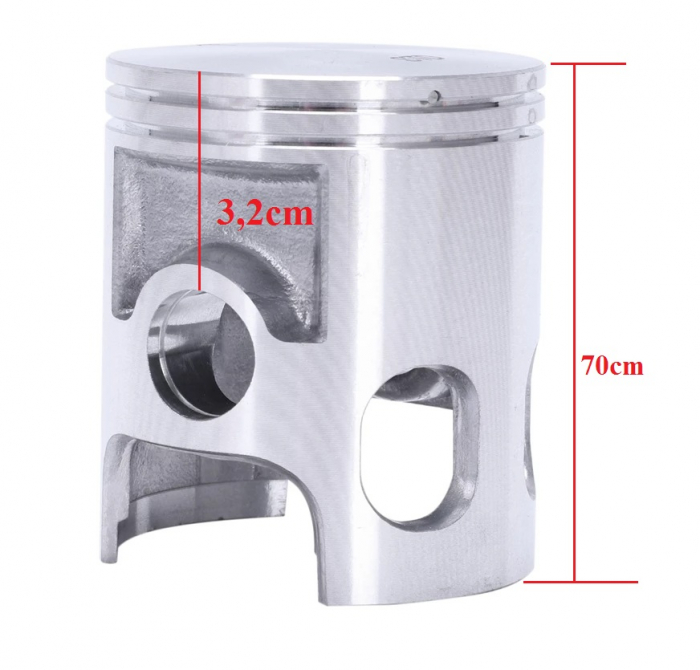 Piston Scuter Yamaha RX 2T 125cc - 56mm - bolt 16mm [2]