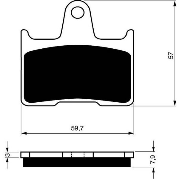 Placute Frana Fata - Spate Suzuki GSF / GSX  600cc - 1400cc [2]