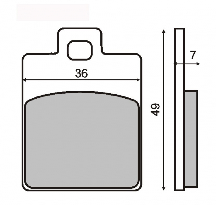 Placute Frana Scuter Piaggio Zip / Free [2]