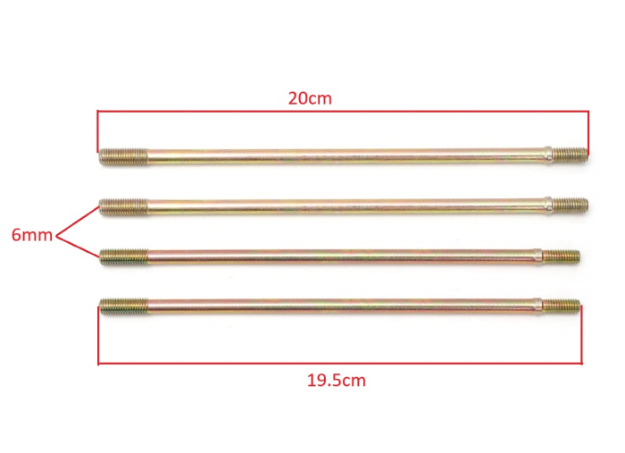 Prezoane Cilindru Set Motor ATV 107cc 110cc 125cc - 6mm [2]