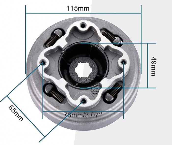 Ambreiaj ATV Cross 107cc 110cc 125cc - 17 dinti [2]
