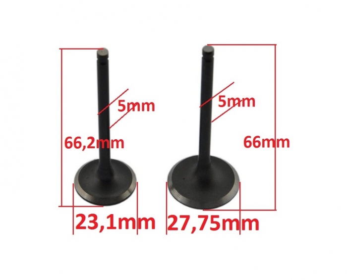 Set 2 Supape ATV 150cc [2]