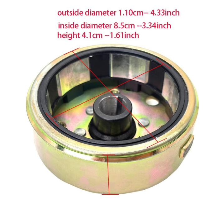 Volanta ATV Quad / Dirt Bike 4T 125cc 150cc - 6 bobine [2]