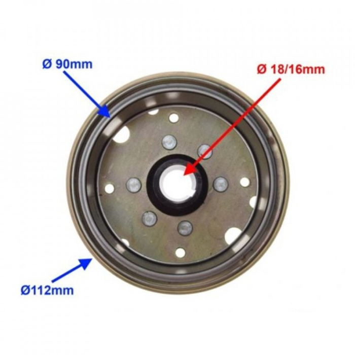 Volanta Scuter Chinezesc Gy6 4T 125cc 150cc - 11 bobine [2]