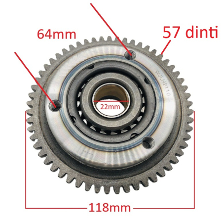 Bendix BASHAN 125cc 150cc 200cc - 57 dinti [1]