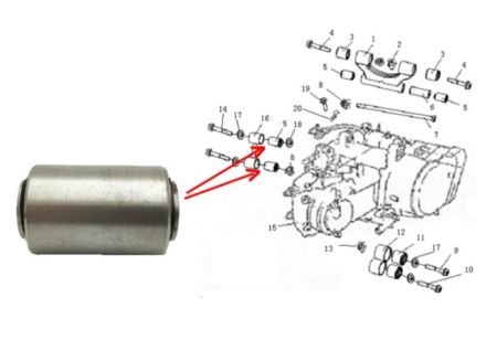 Bucsa Motor ATV Linhai 4x2 / 4x4 260cc 300cc 400cc 420cc [1]
