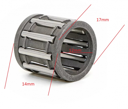 Colivie Rulment Piston Scuter Gilera DNA / Runner 2T - 12x17x14mm [1]