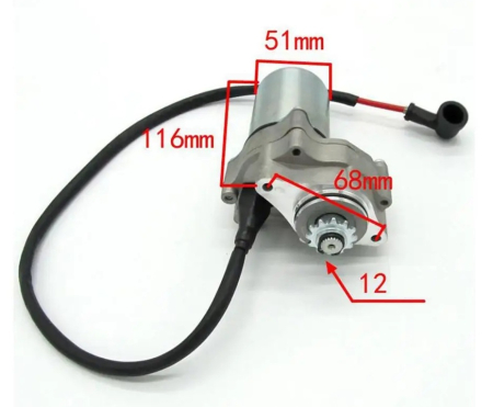Electromotor ATV 107cc 110cc 125cc - 2 prinderi [2]