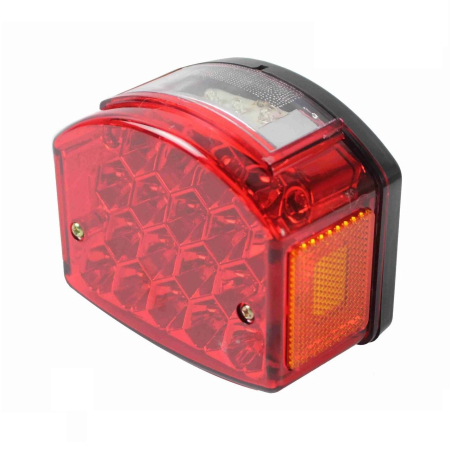 Far Scuter - Stop Spate + Iluminare numar Scuter - LED - universal
