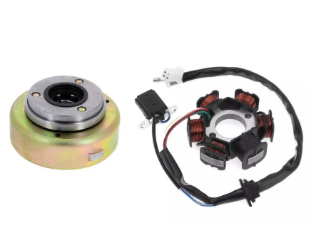 Volanta ATV - Cross - Volanta + Bendix + Magnetou ATV TaoTao / Baja 107cc 125cc