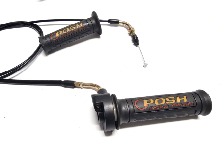 Mansoane Scuter - Mansoane + Suport Cablu Acceleratie Scuter Chinezesc 4T