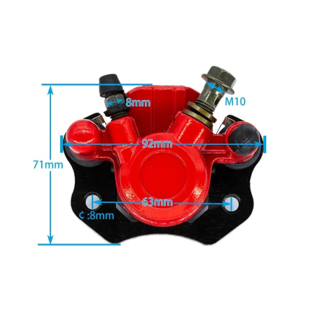 Etrier + Placute Frana ATV Bashan 107cc 110cc 125cc 150cc [2]