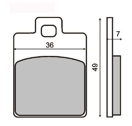 Placute Frana Scuter Piaggio Zip / Free [1]